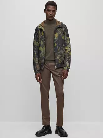 BOSS | Pull à col roulé Slim Fit MUSSO | olive